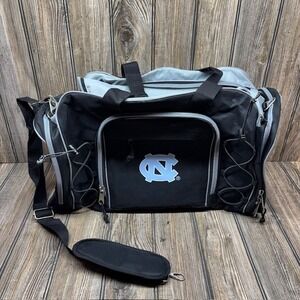 Jardine North Carolina Tar Heels Black Amerasport Action Pack Gym Duffle Bag